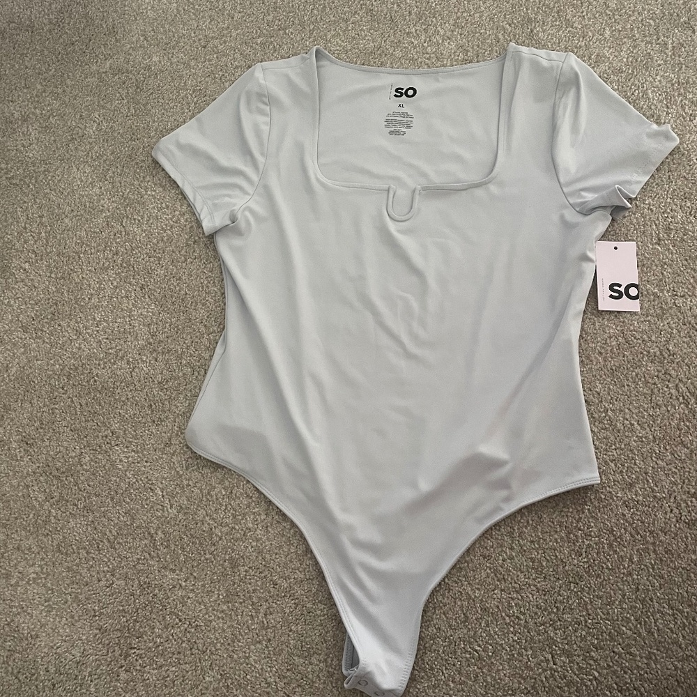 NEW SO Notchneck Contour Bodysuit